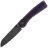Нож Rapax Wisp blackwash сталь VG-10 рукоять Purple G10