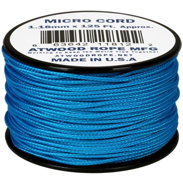 Паракорд Atwoodrope Micro Cord Blue 38м