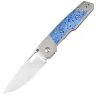 Нож Artisan Cutlery The Gambit Queen's Gambit сталь S90V рукоять Titanium/Timascus