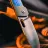 Нож Artisan Cutlery The Gambit Queen's Gambit сталь S90V рукоять Titanium/Timascus