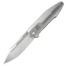 Нож WE Knife Flight Line satin сталь M390 рукоять Beadblast Titanium (WE23089-3)