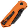 Нож Vosteed Hedgehog blackwash сталь S35VN рукоять Orange Aluminum