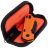 Нож Vosteed Hedgehog blackwash сталь S35VN рукоять Orange Aluminum