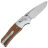 Нож QSP Vault satin сталь 14C28N рукоять Aluminum/Beige Micarta (QS157-C1)