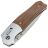 Нож QSP Vault satin сталь 14C28N рукоять Aluminum/Beige Micarta (QS157-C1)