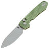 Нож Vosteed Raccoon CB stonewash сталь Nitro-V рукоять Green Aluminum