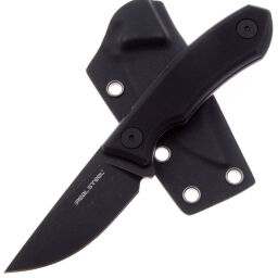 Нож Real Steel Receptor Blackwash сталь 9Cr18MoV рукоять Black G10 (3551)
