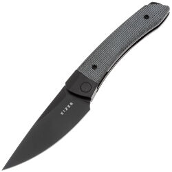 Нож Kizer Mini Momo black сталь 154CM рукоять Black Aluminum/Micarta