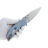 Нож Tenable Rei stonewash сталь 14C28N рукоять Blue Micarta