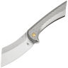Нож Kizer Dawn satin сталь S35VN рукоять Silver Titanium