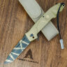 Нож Extrema Ratio HF2 Drop Point Desert Warfare сталь N690Co рукоять Aluminium (EX/HF2DDW)