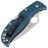 Нож Spyderco LeafJumper Serrated сталь K390 рукоять Blue FRN (C262SBLK390)
