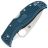 Нож Spyderco LeafJumper Serrated сталь K390 рукоять Blue FRN (C262SBLK390)