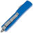 Нож Microtech Ultratech S/E satin сталь M390 рукоять Blue Aluminum (121-4BL)