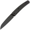 Нож Petrified Fish Patte blackwash сталь 14С28 рукоять Carbon Fiber