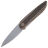 Нож WE Knife Black Void Opus сталь CPM-20CV рукоять Bronze Ti/Twill CF (2010A)