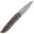 Нож WE Knife Black Void Opus сталь CPM-20CV рукоять Bronze Ti/Twill CF (2010A)