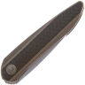 Нож We Knife Black Void Opus сталь CPM-20CV рукоять Bronze Ti/Twill CF (2010A)