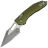 Нож Microtech Stitch Ram-Lok apocalyptic PS сталь M390MK рукоять Fluted OD Green Aluminium