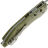 Нож Microtech Stitch Ram-Lok apocalyptic PS сталь M390MK рукоять Fluted OD Green Aluminium