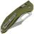 Нож Microtech Stitch Ram-Lok apocalyptic PS сталь M390MK рукоять Fluted OD Green Aluminium