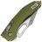 Нож Microtech Stitch Ram-Lok apocalyptic PS сталь M390MK рукоять Fluted OD Green Aluminium