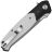 Нож Bestech Swordfish Button Lock satin сталь 14C28N рукоять Black/White G10 (BG62B)