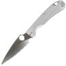 Нож Daggerr Sting NF frame lock serrated satin сталь D2 рукоять Stainless steel