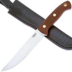 Нож Южный Крест Meat Master сталь N690 рукоять микарта койот (241.1750)
