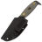 Нож DPx HEST Original black сталь D2 рукоять Green Canvas Micarta (DPXHSX113)