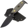Нож DPx HEST Original black сталь D2 рукоять Green Canvas Micarta (DPXHSX113)