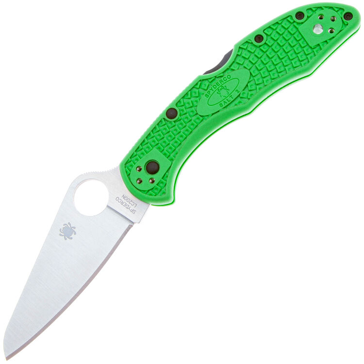 Нож Spyderco Salt 2 сталь LC200N рукоять Green FRN (C88FPGR2)