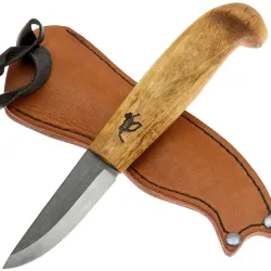 Нож Финка Коготь Медведя сталь AUS-10Co рукоять Береза (Дух Диких Лесов)