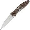 Нож Kershaw Leek Snake Skin сталь 14C28N рукоять Aluminium (1660SNAKE)