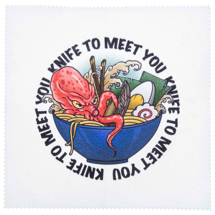 EDC Салфетка из микрофибры Knife to meet You RAMEN