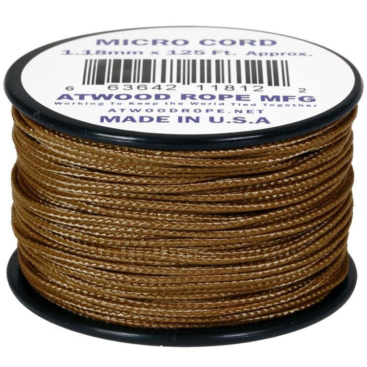 Паракорд Atwoodrope Micro Cord Coyote 38м