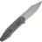 Нож WE Knife Flight Line stonewash сталь M390 рукоять Dark Gray Titanium (WE23089-1)