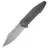 Нож WE Knife Flight Line stonewash сталь M390 рукоять Dark Gray Titanium (WE23089-1)