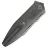 Нож WE Knife Flight Line stonewash сталь M390 рукоять Dark Gray Titanium (WE23089-1)