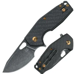 Нож Fox Suru blackwash сталь M398 рукоять Carbon Fiber/Titanium (FX-526LI CF)