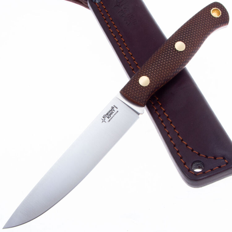 Нож Южный Крест Slender M сталь N690 рукоять микарта койот (212.0950)