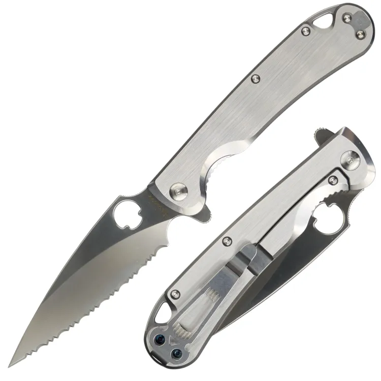 Нож Daggerr Sting frame lock serrated satin сталь VG-10 рукоять Stainless steel
