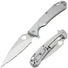 Нож Daggerr Sting frame lock serrated satin сталь VG-10 рукоять Stainless steel