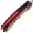 Нож Maxace Black Mirror-S cталь 14C28N рукоять Black G10/Red aluminium (MM52-2-B)