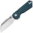 Нож Vosteed Hedgehog satin сталь S35VN рукоять Blue Aluminum