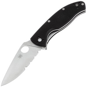 Нож Spyderco Tenacious PS сталь 8Cr13MoV рукоять Black G10 (C122GPS)  (C122GPS)
