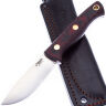 Нож Южный Крест Caribou конвекс сталь D2 рукоять микарта красно-черная (222.1554К)