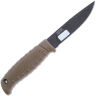 Нож Кизляр Финский сталь AUS-8 черный рукоять эластрон Песчаный (014307)