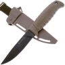 Нож Кизляр Финский сталь AUS-8 черный рукоять эластрон Песчаный (014307)