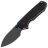 Нож Vosteed Raccoon Cub blackwash сталь 14C28N рукоять Black G10